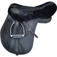 Waldhausen Lammfell Sattelsitzbezug,schwarz - 1 Stk