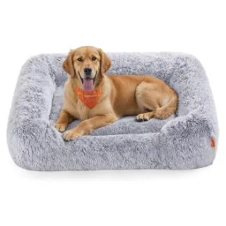 FEANDREA Hundebett M-XL Bezug abnehmbar maschinenwaschbar XL