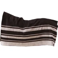 Kentucky Horsewear Fleecedecke "Square Stripes" heavy, 210x200 cm - braun/beige