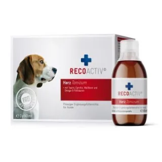 RECOACTIV Herz für Hunde, mit Taurin & L-Carnitin, 3 x 90ml