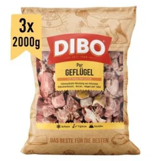 DIBO Frostfutter Geflügel 3x2 kg