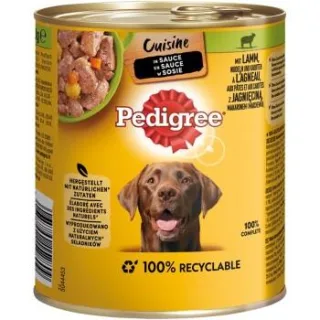 Pedigree Nassfutter Hund Adult Cuisine in Sauce Lamm 12x800 g