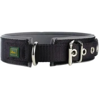 Hunter Halsband Neopren Reflect schwarz/ grau 60 cm