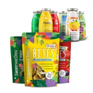 SmoothieDog Mix 6x 250ml + Bites Klassik 3x 40g