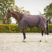 QHP Turnoutdecke 1200D Collection Fleecefutter, Driftwood - 145 cm