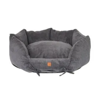 PET & Co. Pet & Co Hundebett Ronny Cord Luxus grau/ grau M