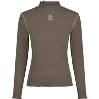 ESKADRON Shirt Turtleneck RIB, graubraun - M