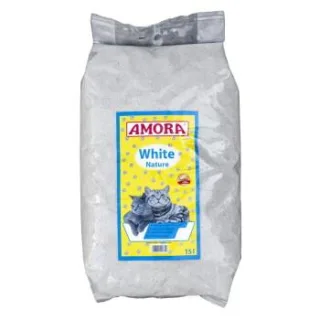 Amora Katzenstreu White Compact 15 Liter