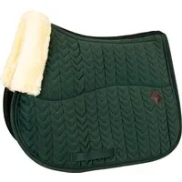 Kentucky Horsewear Spring-Schabracke "Velvet Skin Friendly" - pine green
