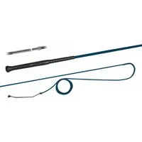 FLECK Longierpeitsche ERGO-Griff mit Schraubverschluss 200 cm - blau