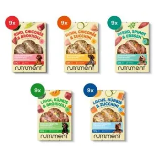 Nutriment Frischemenü Probierpaket 45x400 g
