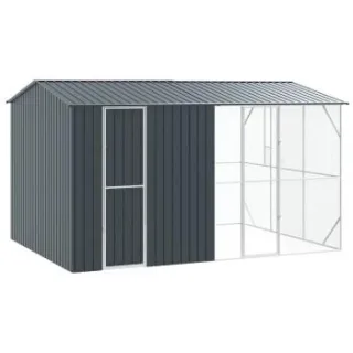 VidaXL Vogelgehege 3,1 m, 4,42 m, 2,47 m