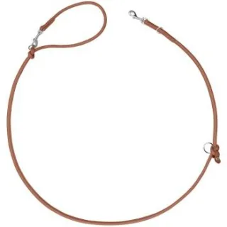 Dog Sport HUNTER verstellbare Hundeführleine soho round mini cognac 8 mm