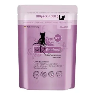 Catz finefood Nassfutter Katze Classic Adult No. 11 Lamm und Kaninchen 24x300 g