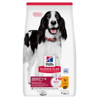 Hill's Science Plan Trockenfutter Hund, Medium Adult, mit Huhn 14 kg