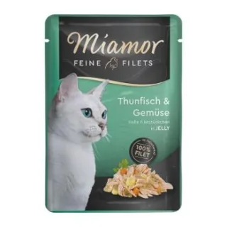 Miamor Feine Filets in Jelly Thunfisch und Gemüse 48x100 g