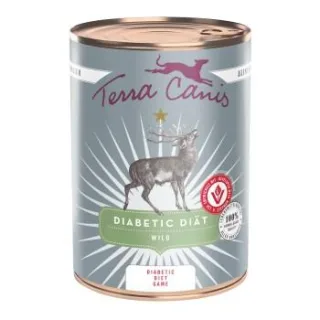 Terra Canis Nassfutter Hund Diabetic Diät Wild 6x400 g