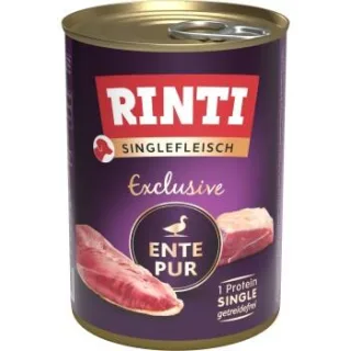 RINTI Nassfutter Hund Singlefleisch 12x400 g