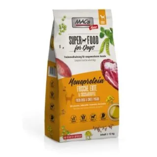 MAC's Dog Mono Adult Trockenfutter Ente 12 kg