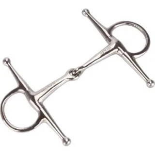 Equinate Schenkeltrense Edelstahl 16mm einfach gebrochen 1,6 cm 13,5 cm