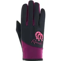 Roeckl Kinder-Reithandschuh Keysoe black/purple - 3