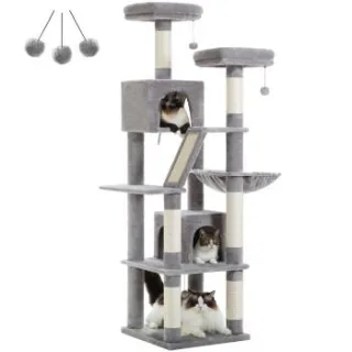 Pawz Road großer Katzenbaum 180cm grau
