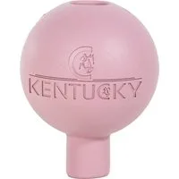 Kentucky Horsewear Leine & Wandschutz Gummiball, S, 11.5cm - old rose