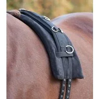 Waldhausen Longiergurt-Unterlage Memory Schaum, schwarz - Pony