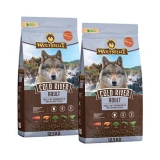 WOLFSBLUT Cold River Trockenfutter Hund Adult 2x12,5 kg