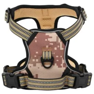 VidaXL Hundegeschirr braun/ beige S