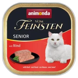 animonda Vom Feinsten Nassfutter Katze, Senior, Rind 32x100 g