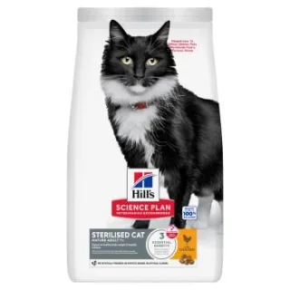 Hill's Science Plan Trockenfutter Katze, Mature Adult, Sterilised, mit Huhn 2x10 kg