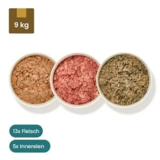 haustierkost.de Hund Senior Frostfutter Menü 9 kg
