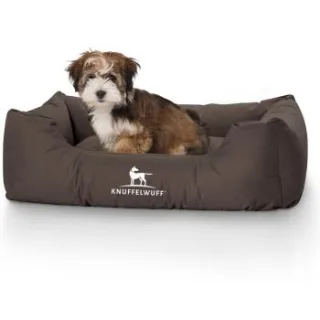 Knuffelwuff Hundebett Finlay aus Nylongewebe braun M-L