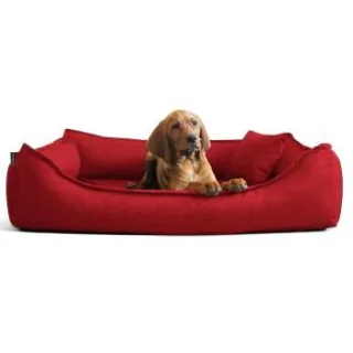Tierlando DONALD ORTHO Hundebett Anti Haar M L XL XXL 80 100 120 150cm dunkelrot 1,2 m, 25 cm, 90 cm