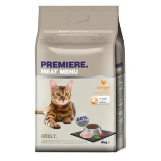 PREMIERE Meat Menu Trockenfutter Katze Adult Geflügel 4 kg