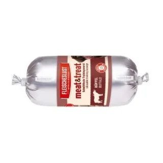 Fleischeslust Trainingswurst meat & treat Büffel 15x200 g