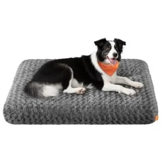 FEANDREA Hundebett, Hundekissen M-XXL,flauschige, Plüsch, waschbar XL