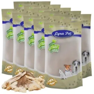 Lyra Pet Kaninchenohren mit Fell 10 kg