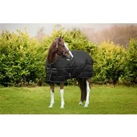 Horseware Ireland Amigo Diamond Insulator 100g Black/Black & Silver - 140 cm