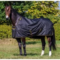 Bucas Irish Turnout Light/50 Classic "Black/Gold" - 155 cm