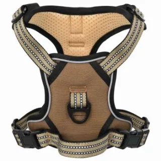 VidaXL Hundegeschirr braun L