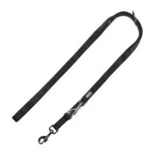 AniOne Nylonführleine Classic 2-lagig schwarz L