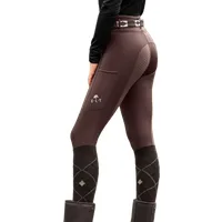 E·L·T Thermo-Reitleggings Ella, mahagoni - 44