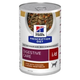 Hill's Prescription Diet i/d Nassfutter für Hunde, Adult, mit Huhn zur Unterstützung der Verdauung 24x354 g