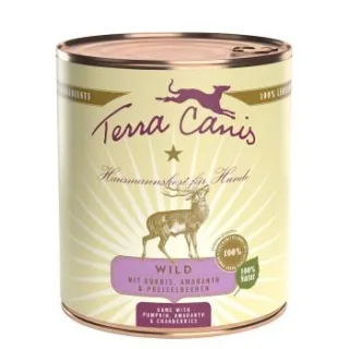 Terra Canis Classic Adult Wild mit Kürbis, Vollkornnudeln und Preiselbeeren 6x800 g