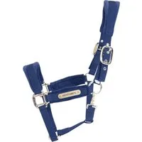Kentucky Horsewear Velvet Halfter navy - Full