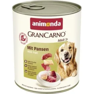 animonda GranCarno Original Nassfutter Hund Adult, Pansen 24x800 g