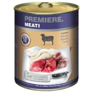 PREMIERE Meati Nassfutter Hund, Adult, Lamm 12x800 g