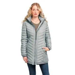 Knuffelwuff leichte Damen Übergangsjacke Brooklyn hellgrau 40 - EU